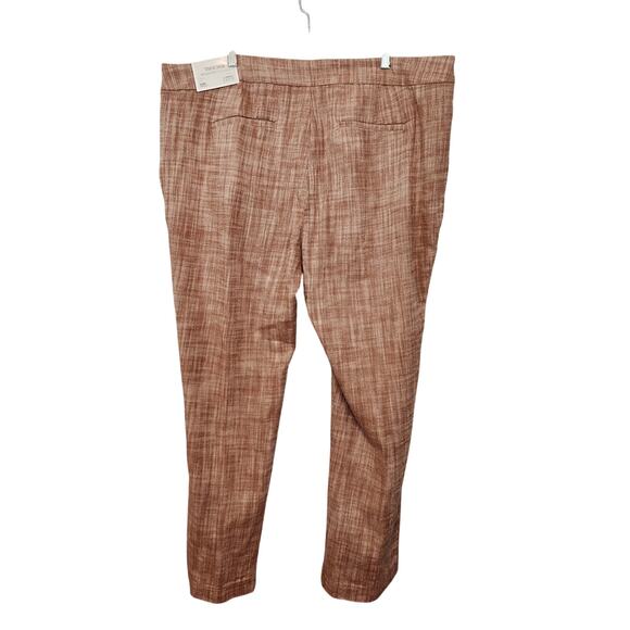 NWT CJ Banks The Perfect Pant Red Plaid Trouser Relaxed Fit Women Plus Pants 16W - Picture 10 of 10